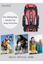 Multifunctional Hiking Backpack, Water Resistant Lightweight Camping Rucksack, Multi Compartment Out - 5