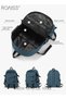 Classic Large Capacity Backpack Multifunction Casual Water Resistant Oxford Double Shoulder School B - 4