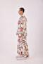 Men's White Ethnic Patterned Loose Suit - 3