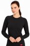 Women's Premium Heated Warm Round Neck Long Sleeve Thermal Top Undergarment - 3