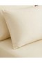 210TC Stripe King Flat Sheet 3-Piece Set, Ivory – 100% Cotton Satin | 1 Flat Sheet 274 x 260 cm + 2 Pillowcases 50 x 75 cm - 7