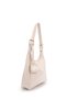 Charm Detailed Oval Leather Barney Women's Shoulder Bag - 5
