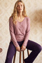 Powder Patterned Buttoned Lace Viscose Knitted Pajama Set 26224682