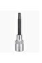 M6 Spline Bit Socket 1/2 Inch Drive, 4 Inch Long CR-V Metal Socket Tool For Ratchet, Car Repair, Workshop & DIY Maintenance