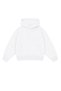 Boy's Oversize Basic Hoodie Sweatshirt White – Hooded, Kangaroo Pocket, 3 Thread Fleece - 5