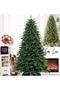 Artificial Christmas Tree 1.2M/1.5M/1.8M/2.1M/2.4M/3M Xmas Tree With Sturdy Metal Stand Easy Assembly Artificial PVC Christmas Tree For for Home, Office, Party,New Year Christmas Decoration - 2