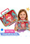 Plastic Bento Lunch Box for Kids, 800ml/27oz BPA-Free Leak-Proof Food Containers with 3 Compartments, Freezer & Dishwasher Safe, Back to School Students Lunches Size for Ages 3-7 - 2