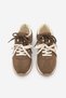 Women's Suede Detailed Lace-Up Casual Sneaker Rivos Tobacco Brown Suede - 5