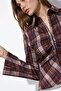 Agraf Detailed Plaid Fitted Shirt - 5