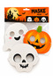 Halloween Halloween 3-Piece Cardboard Mask Set Ghost Pumpkin Skull - 4