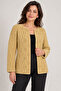 Alize Angora Gold Embroidered Women's Coat Hand-Knitted