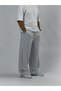 Designed Grey Baggy Men's Trousers with Adjustable Legs Coc3531 - 2