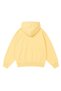 Girl's Oversize Basic Hoodie Sweatshirt Yellow – Hooded, Kangaroo Pocket, 3 Thread Fleece - 6