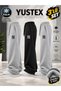 3 Pieces Ny Printed Winter Hooded Multi-Set (Grey+Black+Grey) 3 Piece Tracksuits to Come - Loose Leg Oversize Fit with Side Pockets - 2
