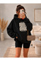 Unisex Hooded 3 Thread Cotton Sweatshirt with Mixed Prints - 3