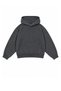 Boy's Oversize Basic Hoodie Sweatshirt Smoked – Hooded, Kangaroo Pocket, 3 Thread Fleece - 7
