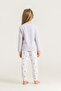 100% Cotton Long Sleeve Girls' Pajama Set - 4