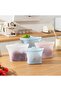 Reusable Silicone Food Storage Bags, Airtight Zip Lock (Pink)