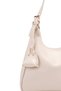 Charm Detailed Oval Leather Barney Women's Shoulder Bag - 3