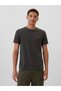 V-Frch Everyday Soft Micro Logo Crew Men's Gray T-Shirt 502022000