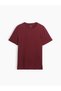 V-Frch Mini Logo Tee Men's Burgundy T-Shirt 799323015 - 2
