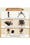 330lbs Heavy Duty Folding Camping Chair High Back Portable Outdoor Chair with Armrests Cup Holder Camo - 7