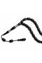 Capsule Cut Dry Turned Silver Nakkaş İmame Original Oltu Squeeze Rosary - 2
