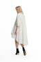 Cream Striped Asymmetrical Midi Dress 19181 - 6