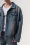 Twinpocket Washed Buttoned Denim Jeans Men's Jacket - 2