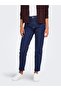 Straight Cut High Waist Denim Trousers 15363259