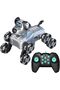 Rechargeable Rc Robot Dog, 8-Wheel 360 °   Drift, Lights & Music |   Robot Dog for Children