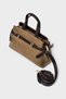 Double Color Belt-Detail Hand and Shoulder Bag - Mink - 5