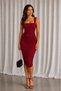 Women's Thick Strap Gathered Sandy Dress - 2