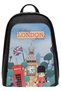 Women's Vegan Leather Black Backpack - Feeling London Fresh Design