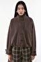 Lined Detailed Short Trench Coat - 6