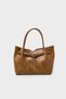 Belt-Detailed Hand and Shoulder Bag-Taba