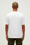 Routine white basic men's t-shirt - 3