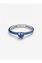 Blue heart chakra ring - 2