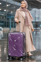 3-Piece Transparent Waterproof Pvc Luggage Protector Set (Large + Medium + Cabin) - 3