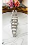 Large size pearl metal buckle (11 cm) - 2