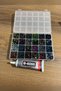 Decorative Stone Set 24 Colors Dark Tone Strass Stones, Adhesive and Tweezers Gift Compartmented Box - 6