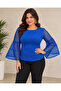 Ag Country Plus Size Tok Mesh Bell Sleeve Blouse - 6