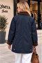 Concept Women's Collar & Cuff Velvet Oilcloth Premium Basic Medium Length Coat-Jacket - 7