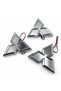 Mitsubishi 3D Illuminated Logo Emblem White 7.6/8.7 cm Led Logo Emblem Mitsubishi Illuminated Vehicle Logo - 2