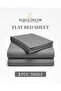 Single Sheet Set (Solid) – Soft & Comfortable Bedding Set for Single Bed | Plain Solid Color Bed Sheet Set for Everyday Use - 3