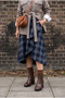 Women's New Season Minimal Design Zippered Estia Bitter Brown Heeled Boots - 3