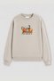 Women's Premium Fabric 3 Thread Raised Printed Sweatshirt - 2