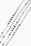 Silver color sequin multiple necklace - 3