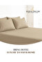 210TC Cotton Satin Single Solid Bed Sheet Set 2PC | Soft Breathable Satin Flat Sheet 180x260 cm | 1 pillowcase 50x75 cm | OEKO-TEX & ECAS Certified