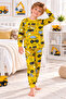 Boy's 100% Cotton Long-Sleeve Pajama Set - 2